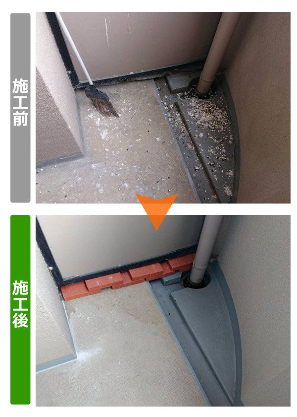 便利屋サンキュー仙台本店のお堂敷地内のお手入れ作業実績紹介写真